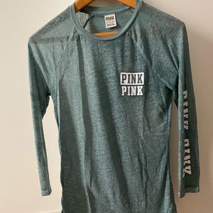 Light Green Victoria Secret Pink Top